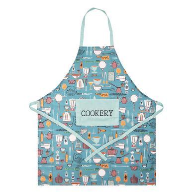 ARDESTO Фартук Cookery 68х80см, 90% полиэстер, 10% хлопок, бежево-черный