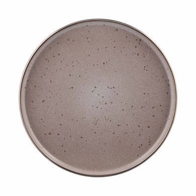 ARDESTO Dinner plate Fasano, 26cm, ceramic, gray-brown AR0426GB фото