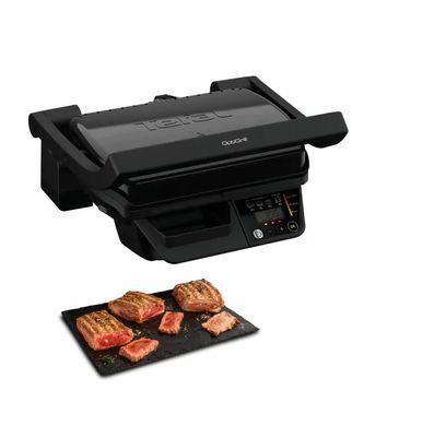 Tefal Гриль Tefal прижимний Optigrill , 2000Вт, з`ємні пластини, метал, чорний GC7P0810 фото