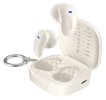 Belkin Наушники TWS Soundform Anywhere True Wireless, кремовый AUC014HQCR фото