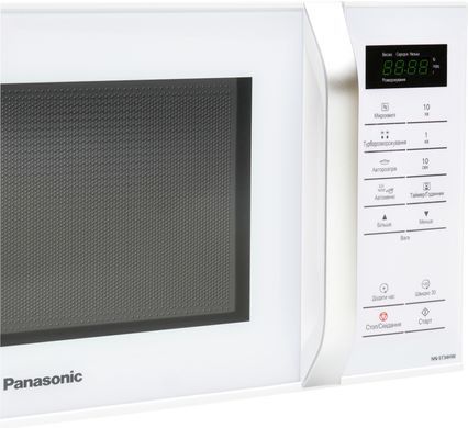 Panasonic Мікрохвильова піч, 25л, 800Вт, дисплей, відкрю ручкою, білий NN-ST34NWZUE фото