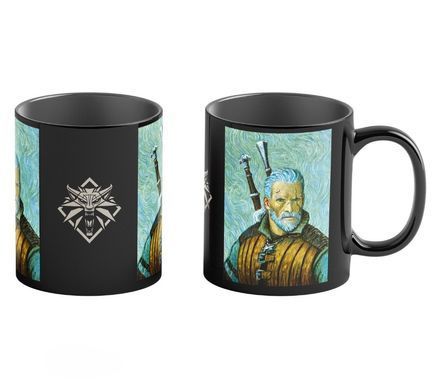 GoodLoot Чашка Game Art Chronicles: The Witcher Geralt Van Gogh 5908305247661 фото