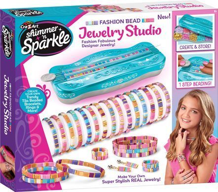 Cra-Z-Art Cra-Z-Art Making Kit Dots & Dashes Tila Bead Bracelet Studio Beaded Bracelet 65606CRA фото