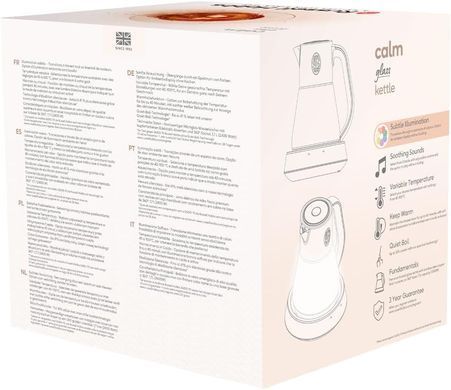 Russell Hobbs Електрочайник Calm, 1.7л, скло, біло-мідний 27450-70 фото