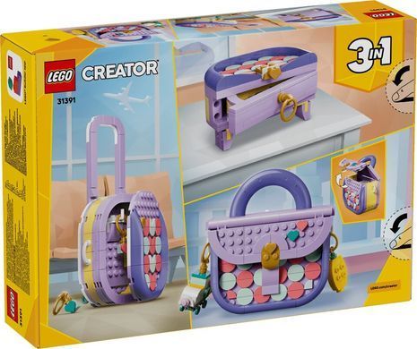 LEGO Конструктор LEGO Creator Стильна мистецька сумка з місцем для зберігання 31391 фото