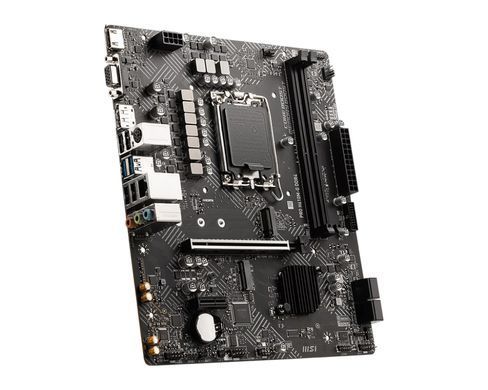 MSI Материнcкая плата PRO H610M-G DDR4 s1700 H610 2xDDR4 HDMI DP D-Sub mATX 911-7D46-221 фото
