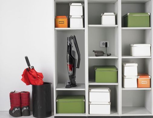Gorenje Пилосос бездротовий, 138Вт, конт пил -0.5л, автон. робота до 60хв, HEPA, 2 в 1, підсвічування, індикатор, щітка- електротурбо, чорний SVC216GFBK фото