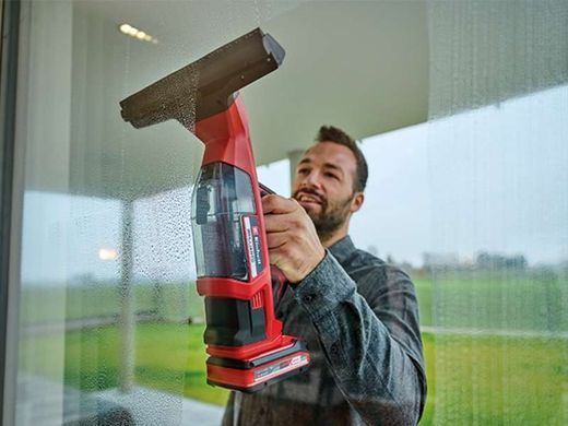 Einhell Очиститель окон аккумуляторный BRILLIANTO, 18В, 280мм, 0.1л, с распылителем, 0.74кг, без АКБ и ЗУ 3437100 фото