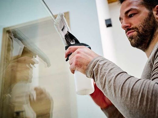 Einhell Очиститель окон аккумуляторный BRILLIANTO, 18В, 280мм, 0.1л, с распылителем, 0.74кг, без АКБ и ЗУ 3437100 фото