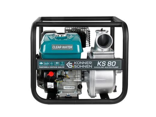 K&ouml;nner & S&ouml;hnen Мотопомпа бензинова KS 80 1000л/хв 7.0к.с 26кг KS80 фото