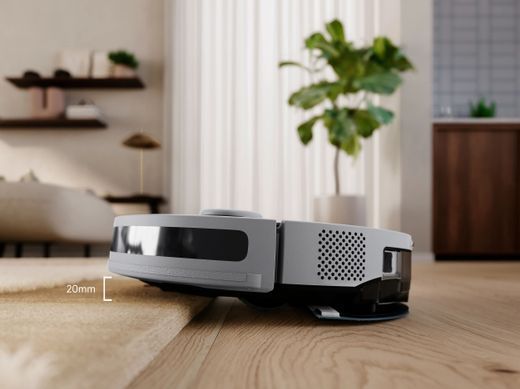 Electrolux Робот-пылесос, h=10см, влажная уборка, конт пыль -0.3л, вода -0.3л, автон. раб. до 140мин, Wi-Fi, серый ER71HW1UG фото