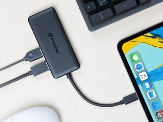 Transcend Хаб USB 3.1 Type-C > 2xUSB 3.1 Type-A/2xType-C/microSD/SD, пасивний TS-HUB5C фото