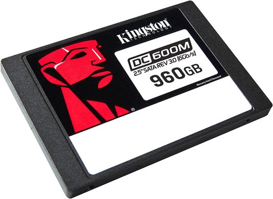Накопичувач SSD Kingston 2.5" 960GB SATA DC600M SEDC600M/960G фото