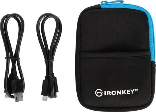 Kingston Портативний SSD IronKey 1.9TB USB 3.2 Gen 1 Type-C VP 80 IKVP80ES/1920G фото