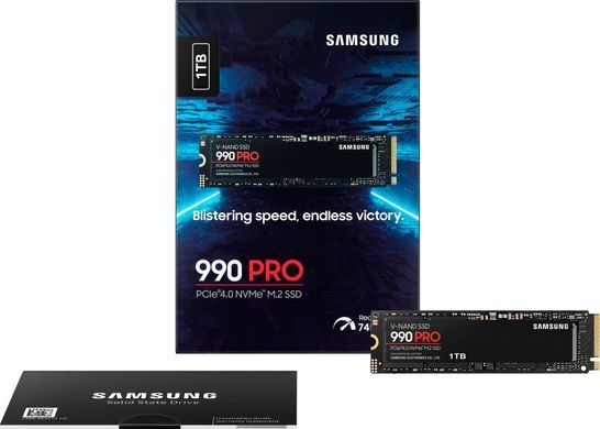 Samsung Накопитель SSD M.2 1TB PCIe 4.0 990PRO MZ-V9P1T0BW фото