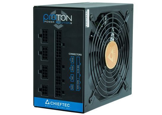 Chieftec Блок живлення Proton (850W), >85%, 80+ Bronze, 140мм, 1xMB 24pin(20+4), 1xCPU 8pin(4+4), 1xCPU 8pin, 3xMolex, 9xSATA, 6xPCIe 8pin(6+2), Fully Modular BDF-850C фото