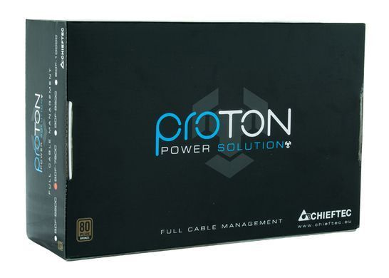 Chieftec Блок живлення Proton (850W), >85%, 80+ Bronze, 140мм, 1xMB 24pin(20+4), 1xCPU 8pin(4+4), 1xCPU 8pin, 3xMolex, 9xSATA, 6xPCIe 8pin(6+2), Fully Modular BDF-850C фото