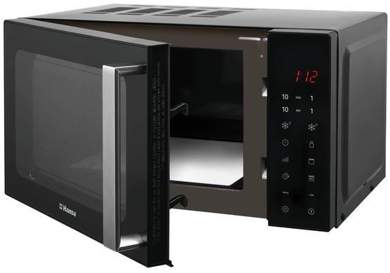 Hansa Microwave oven, 20L, electronic control, grill, 700W, black AMGF20E1GFBH фото