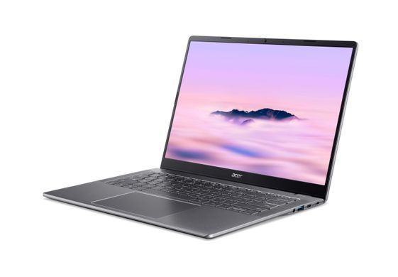 Acer Ноутбук Chromebook Plus CB514-6H 14" WUXGA IPS, Intel 3-N355, 8GB, F256GB, UMA, ChromeOS, сірий NX.JFHEU.001 фото