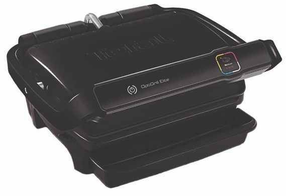 Tefal Гриль прижимной OptiGrill Elite 2000Вт, темп. режимов-15, съёмные пластины, металл, черный GC750830 фото