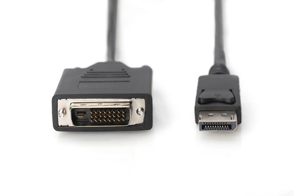 Кабель Digitus DisplayPort-DVI-D (AM/AM) 2m, black AK-340301-020-S фото