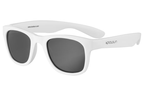 Детские солнцезащитные очки Koolsun белые серии Wave 3-10 лет KS-WAWM003 фото