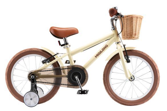 Miqilong Детский велосипед RM 16" бежевый ATW-RM16-BEIGE фото