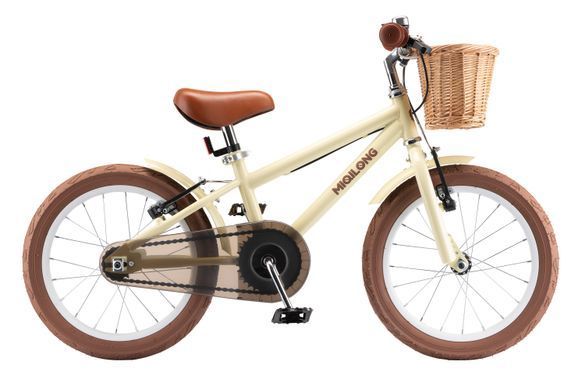 Miqilong Детский велосипед RM 16" бежевый ATW-RM16-BEIGE фото