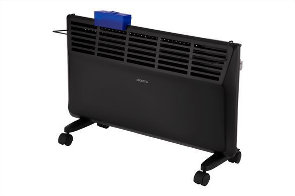 Конвектор електричний Ardesto CHB-2000MBD 2000 Вт, 20 м2, відкритий нагрів. елемент, IP20, мех. керування, тримач для сушіння, ємність для зволоження, чорний CHB-2000MBD фото