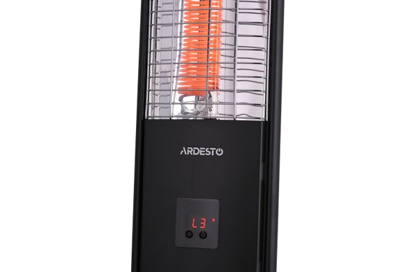 Обігрівач інфрачервоний Ardesto IHS-2000T 2кВт, до 20 м2, карбоновий нагрів. елемент, електронне керування, колонного типу, пульт ДК IHS-2000T фото
