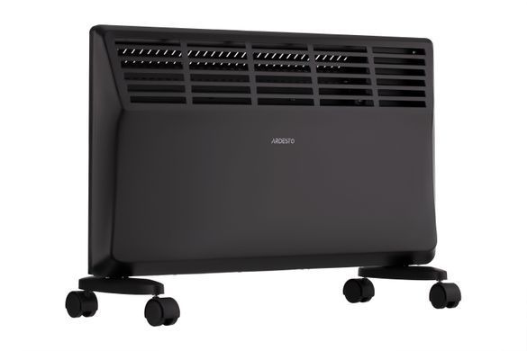 Конвектор електричний Ardesto CHB-2000MBD 2000 Вт, 20 м2, відкритий нагрів. елемент, IP20, мех. керування, тримач для сушіння, ємність для зволоження, чорний CHB-2000MBD фото