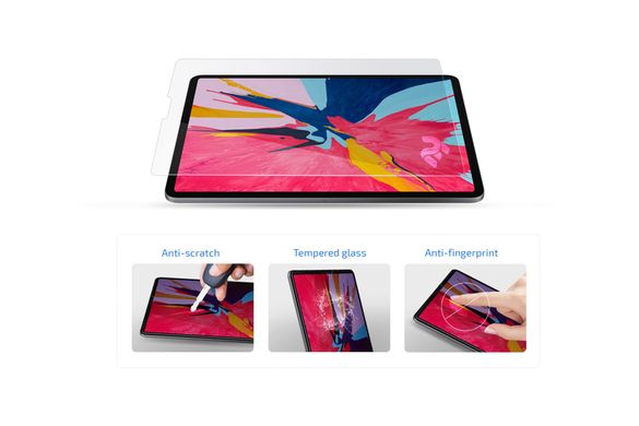 Защитное стекло 2E для Apple iPad Pro 11" (2018-2021), 2.5D, Clear 2E-TGIPD-PAD11 фото