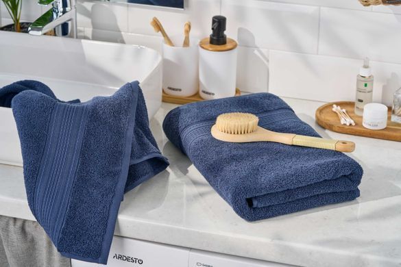 ARDESTO Полотенце махровое SuperSoft 70х140см, 100% хлопок, синий