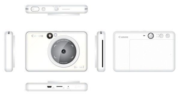 Canon Портативна камера-принтер ZOEMINI S ZV123 PW 3879C006 фото