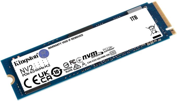 Накопитель SSD Kingston M.2 1TB PCIe 4.0 NV2 SNV2S/1000G фото
