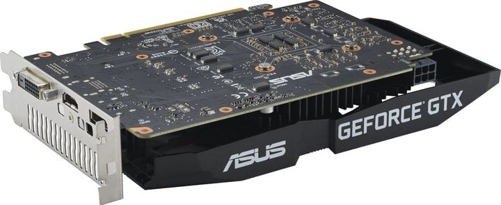 ASUS Відеокарта GeForce GTX 1650 4GB GDDR6 DUAL P EVO DUAL-GTX1650-O4GD6-P-EVO 90YV0EZD-M0NA00 фото