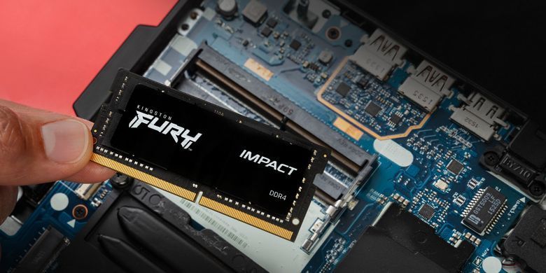 Kingston Пам'ять ноутбука DDR4 32GB KIT (16GBx2) 3200 FURY Impact KF432S20IBK2/32 фото