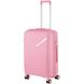 Набір пластикових валіз 2E, SIGMA, (L+M+S),4 колеса, рожевий 6 - магазин Coolbaba Toys