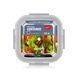 ARDESTO Food storage container Gemini 0.31l, borosilicate glass, plastic, square, transparent 2 - магазин Coolbaba Toys