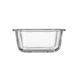 ARDESTO Food storage container Gemini 0.31l, borosilicate glass, plastic, square, transparent 5 - магазин Coolbaba Toys