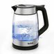 Tefal Электрочайник Glass Kettle 1.7л, стекло, с подсветкой, серебристо-черный 2 - магазин Coolbaba Toys