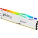 Kingston Пам'ять ПК DDR5 16GB 5200 FURY Beast Білий RGB EXPO 2 - магазин Coolbaba Toys