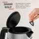 Tefal Электрочайник Glass Kettle 1.7л, стекло, с подсветкой, серебристо-черный 8 - магазин Coolbaba Toys
