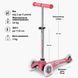Самокат MICRO серії "Mini Deluxe Fairy Glitter LED" &ndash; РОЖЕВИЙ (до 50 kg, 3-х колісний, світло) 9 - магазин Coolbaba Toys