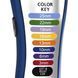 Moser WAHL hair clipper Color Pro Lithium, network, vibration motor, nozzles-10, steel, case, white-blue 2 - магазин Coolbaba Toys