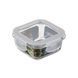ARDESTO Food storage container Gemini 0.31l, borosilicate glass, plastic, square, transparent 6 - магазин Coolbaba Toys