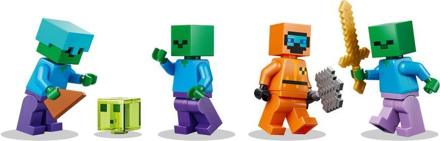 LEGO Конструктор LEGO Minecraft Підземелля зомбі 21587 фото