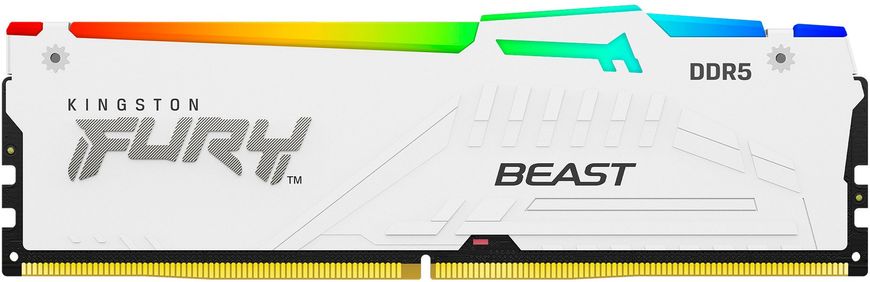 Kingston Пам'ять ПК DDR5 16GB 5200 FURY Beast Білий RGB EXPO KF552C36BWEA-16 фото