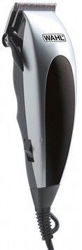 Moser Машинка для стрижки WAHL HomePro, от сети, вибрационный мотор, насадок-8, кейс,ножницы, расчески в компл., сталь, чорно-серебр. 09243-2216 фото
