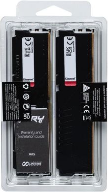 Kingston Пам'ять ПК DDR5 32GB KIT (16GBx2) 5200 FURY Beast Black EXPO KF552C36BBEK2-32 фото